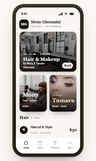Mony Ghossaini app built on Mudeer